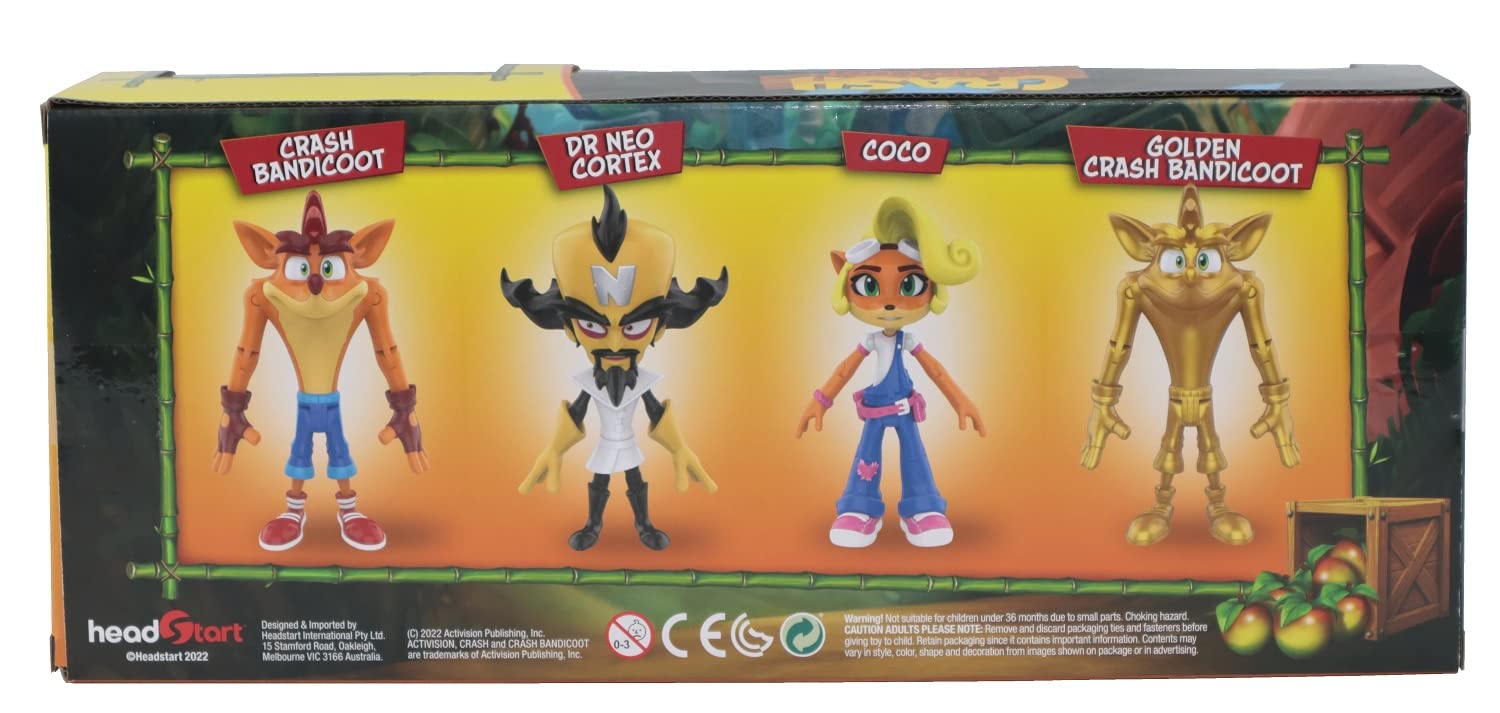 Crash Bandicoot Animal Passportとミニ人形のセット Playstation Vinyl Mini Figure Crash Bandicoot 3 Mystery Pack